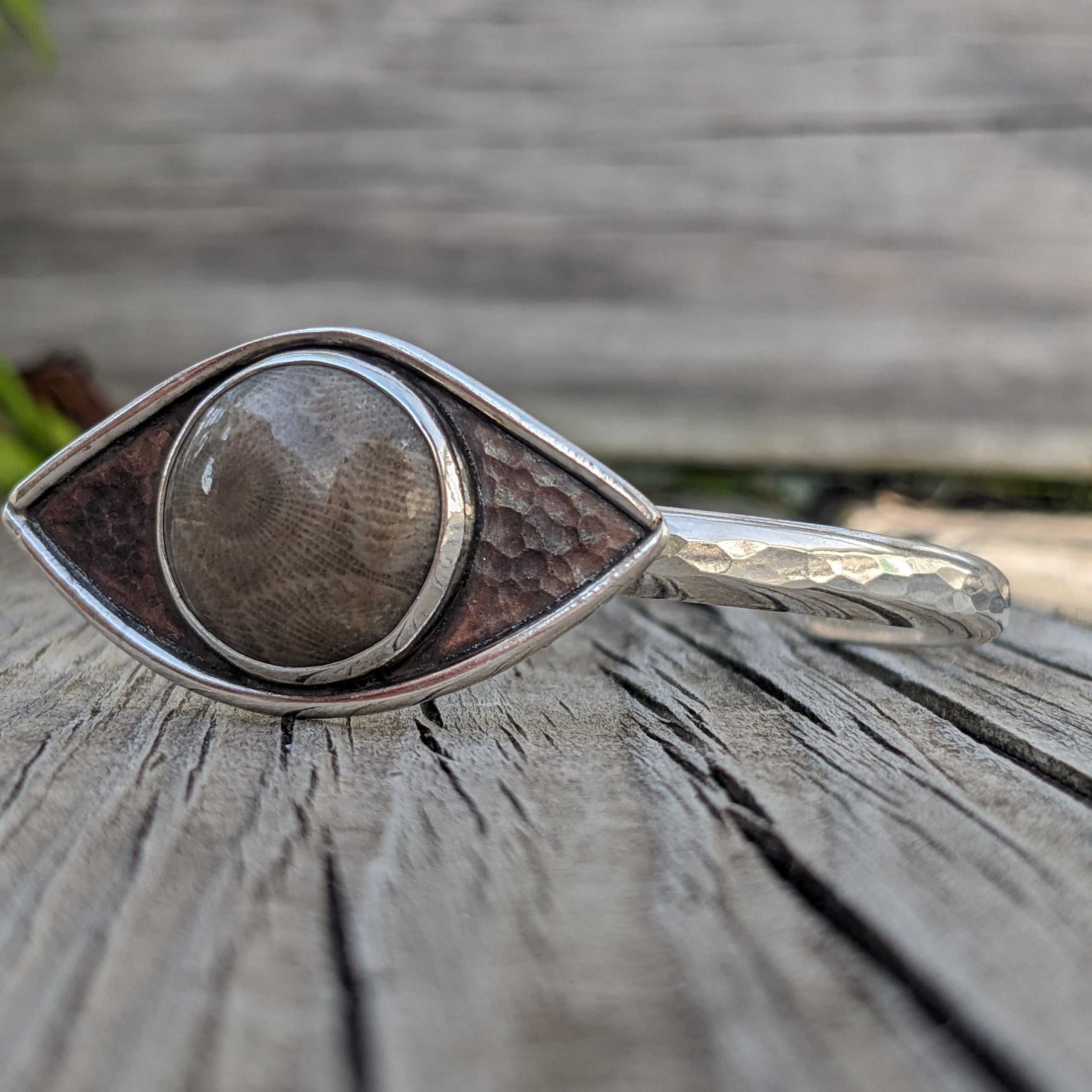 Petoskey Stone outlets Cuff Bracelet